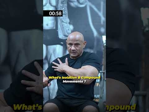 Isolation & compound movement kya hota hai by mukesh gahlot sir #motivation #gym #guruji #gymworkout