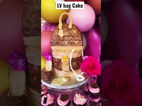 Handmade LV Bag Cake / Louis Vuitton Cake