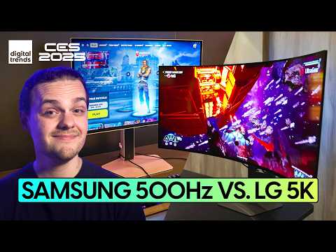 Gaming Monitors Evolved | Samsung 500Hz or LG 5K Ultrawide?