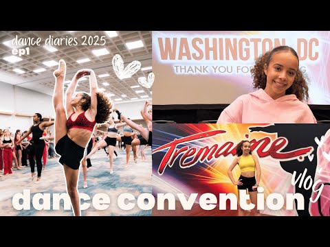 my first dance convention of 2025! | tremaine dance weekend vlog | dance diaries ep1 🤍