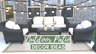 Outdoor Patio Decorating Ideas + Tips