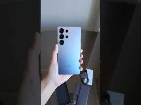 Samsung Galaxy S25 Ultra in Titanium SilverBlue Unboxing!