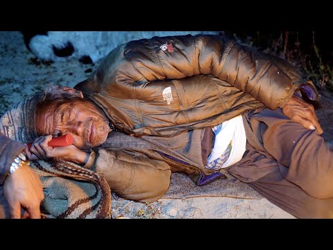 shepherd life of Nepal in the jungle at night  || Himalayan shepherd people @ruralnepalquest