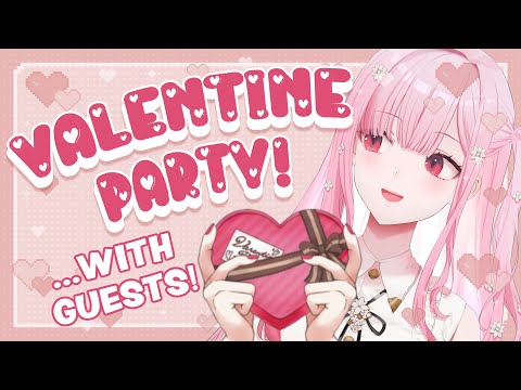 【VALENTINE'S PARTY!】Valentines and Wing-man Challenge with EN?! #calliolive