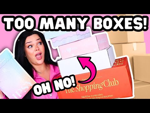 RIDICULOUS AMOUNT OF BOXES! RANDOM Round-Up Unboxing! FabFitFun & MORE!