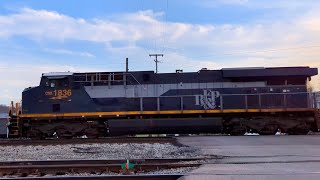 CSX #1836 RF&P Richmond Fredericksburg & Potomac Heritage leading coal train | Kenova, WV