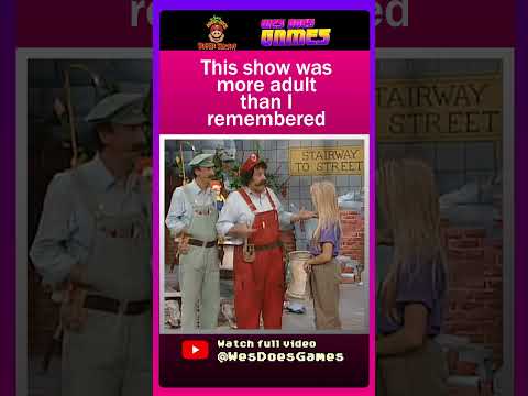 Super Mario Bros Super Show was more adult than I remembered #shorts