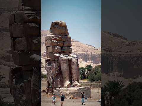 STATUES OF MEMNON #archeology #egypt #ancient #history #luxor #travel #explore #haritage #fy