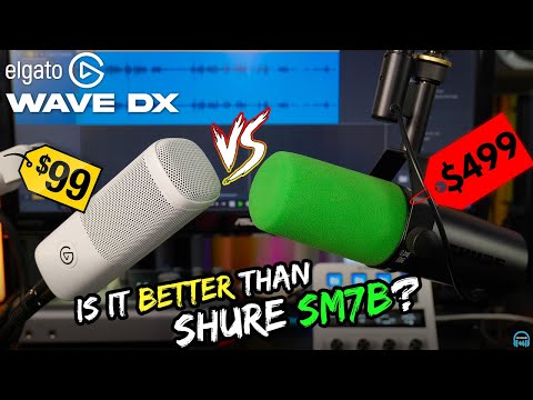 How Good is the Elgato Wave DX Mic? (vs. Shure SM7B)