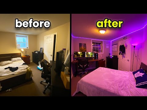 Transforming My Best Friends Messy Room Into His Dream Room!