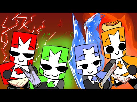 Castle Crashers Animation: Four Brave Champions