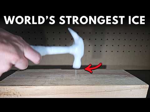 How strong can you make ice? (World's Strongest Ice Hammer)