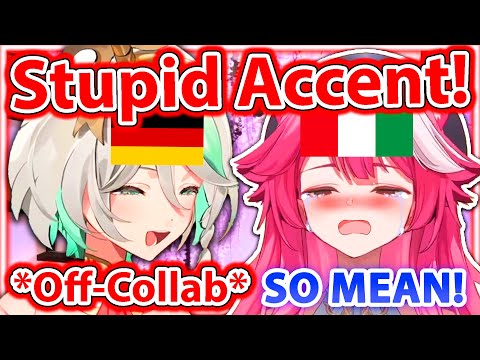 Cecilia Can't Stop Making Fun Of Raora's Italian Accent During Off Collab 【Hololive EN】