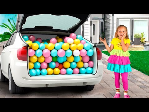 Super Fun Balloon Adventure in Our Car! 🎈🚗