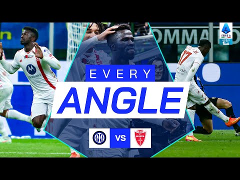 Keitá Curls One Into the Top Corner | Every Angle | Inter-Monza | Serie A 2024/25