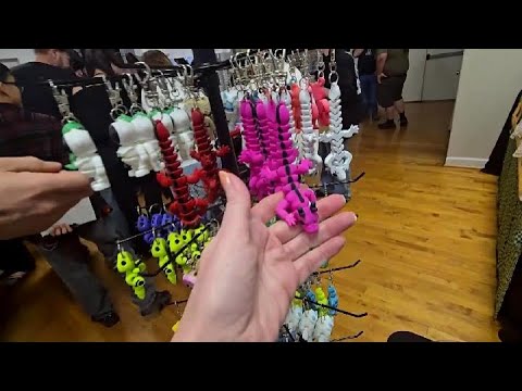 ASMR | Punk Flea Market Walk-Through (Whispered Voiceover)