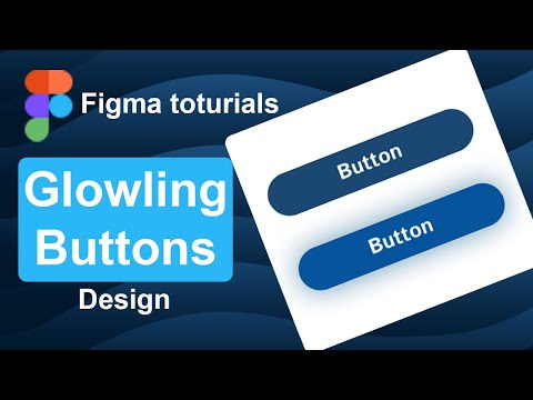 How to Create a Glowing Button Effect in Figma | Figma tutorial | Figma Interactive Component