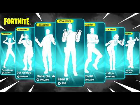 ALL FORTNITE ICON SERIES DANCES & EMOTES (Part 3)