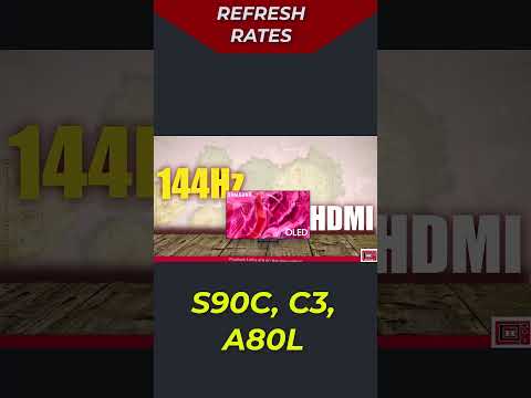 REFRESH RATE - LG C3 vs Samsung S90C or Sony A80L