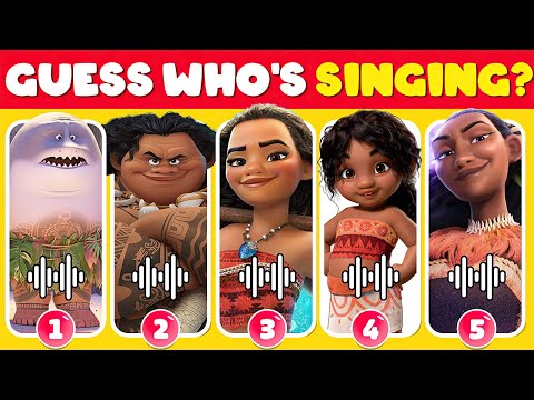 Guess The Moana 2 We're Back Characters by Voice 🌊🏝️🌺 Moana 2 We're Back Movie Quiz  | Great Quiz