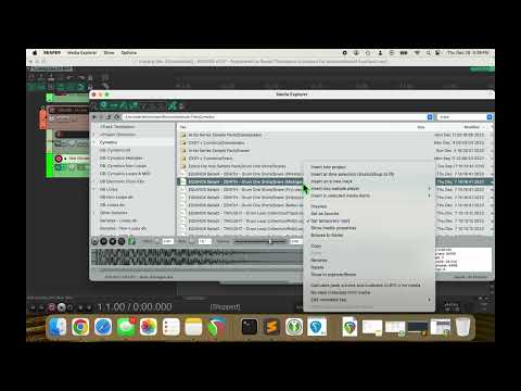 Building a MIDI drum kit with Reaper's Media Explorer