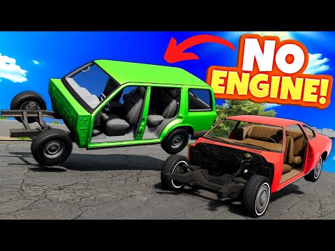 NO ENGINE Soapbox Race RUINS Friendships in BeamNG Drive Mods!