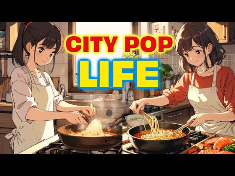 80s City Pop Lifestyle Cooking Delicious Meals with Upbeat Music シティポップ・ライフスタイル｜アップビートな音楽と美味しい料理