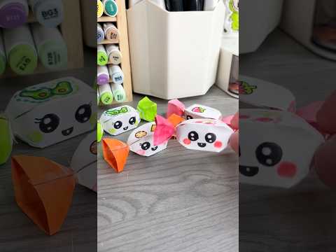 🍬Cute Mini diy ￼3D candy!? #cutecrafts #papercraft #crafts #craft #diy #thingstodo #cute ￼