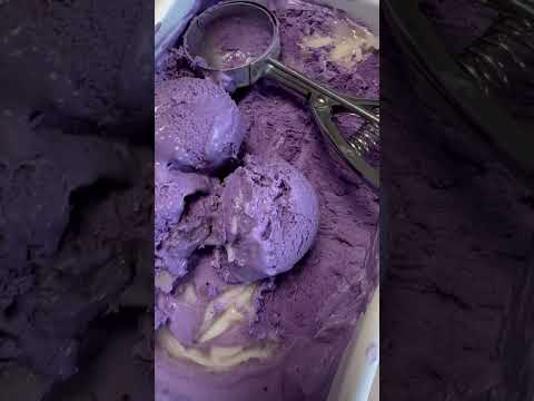 Ube-Macapinoy Icecream #chariebakes  #homemade #ubeicecream