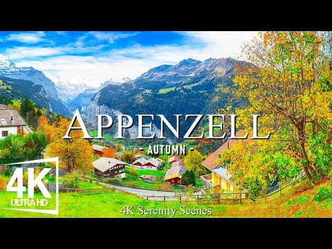 Appenzell 4K - Exploring the Idyllic Landscapes, Rolling Hills, and Charming Villages of Switzerland