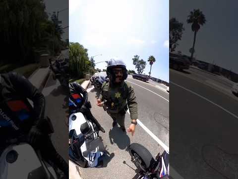 California Cop Hates Loud Motorcycles | @21s1krr on IG #motorcycle #cop #police