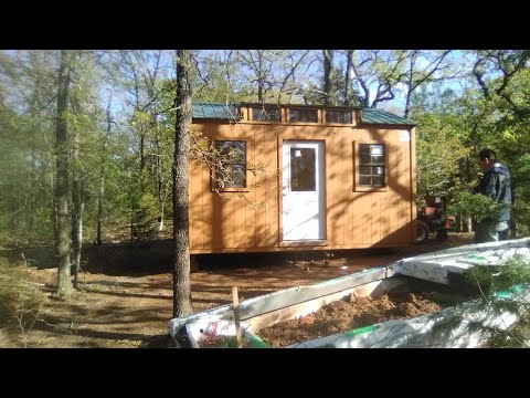 10x16 Shed Cabin Shell Tour and delivery