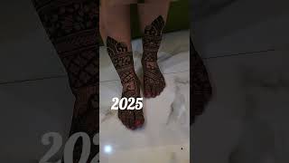 2021 to 2025 my  mehndi journey//#mehndi #mehndiartist#shorts