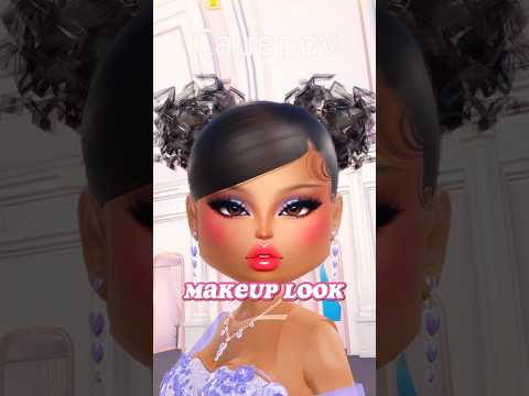 TOP MODEL MAKEUP TUTORIAL in dress to impress 💋 #roblox #dresstoimpress #dti #shorts #makeup