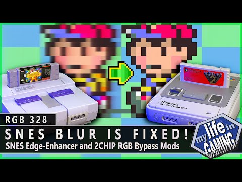 Fix Super Nintendo Blur - SNES Edge-Enhancer and 2CHIP RGB Bypass Mods :: RGB328 / MY LIFE IN GAMING