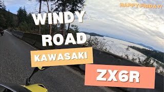 Friday Evening Kawasaki ZX6R scenic route!  - GoPro 13 5.3k 30fps standard bitrate video test