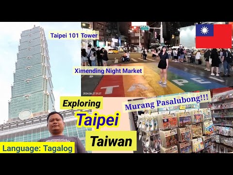 Bilihan Ng murang pasalubong sa Taipei, Taiwan + gala sa Taipei 101 tower, atbp.