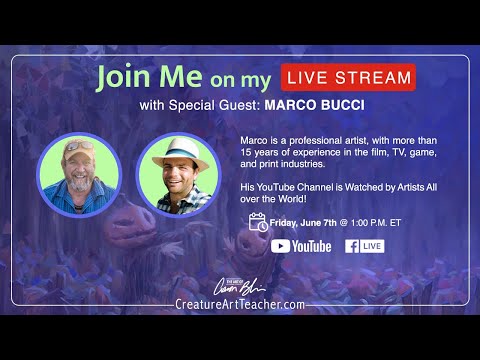 Live Stream with Special Guest: MARCO BUCCI