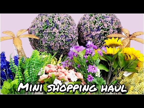 NEW: MINI SHOPPING HAUL (Dollar Tree, Joann's, Michael's and HomeGoods) #homedecorhaul #juvilee2575