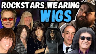 Musicians That Wear Wigs | Controversial Truth #rockstars #celebrities #hairmetal #wigs