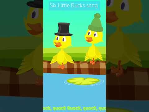 Six Little Ducks song @BoobaBukids #shortsvideo #Ducks #ytshorts #shorts #shortsfeed