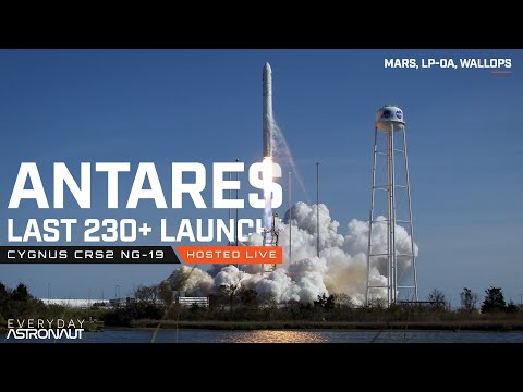 Watch the last Antares 230+ rocket fly for NASA to the ISS! #NG19