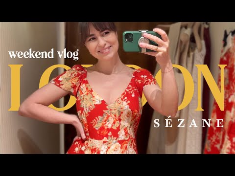 London weekend vlog | SEZANE, food, book recommendations