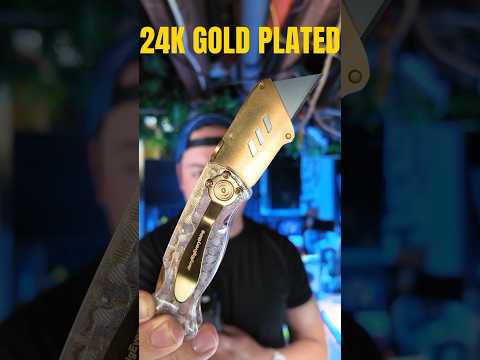 JerryRigEverything Knife is 24K Gold Plated!