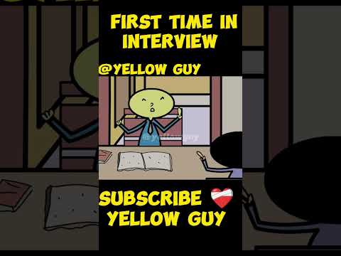 First time in Interview 🤣🤣. #animation#cartoon#funny#anime@dsdn