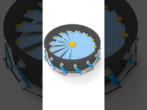 Vortex Damper Mechansim #mechanical #engineering #mechanism #cad #solidworks #fusion360