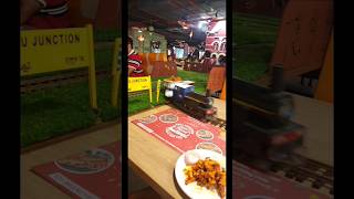 Train🚉 themed  restaurant #travelwithyashoe #trainrestaurant #platform65 #ytshorts #shorts #foodie