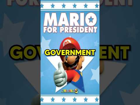 Mario is the PRESIDENT of the USA...