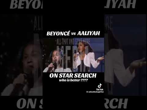 Who sounded better? #beyonce #aaliyah #youtubeshorts #shorts #greenscreen #foryou