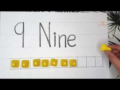 ONE to TEN in words English | 1 to 10 spelling writing | Learn to write number name 1-10 in words